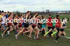 Junior Girls 2024 English Schools Cross Country Champs., Pontefract, March 16th.  Photo: David T. Hewitson/Sports for All Pics